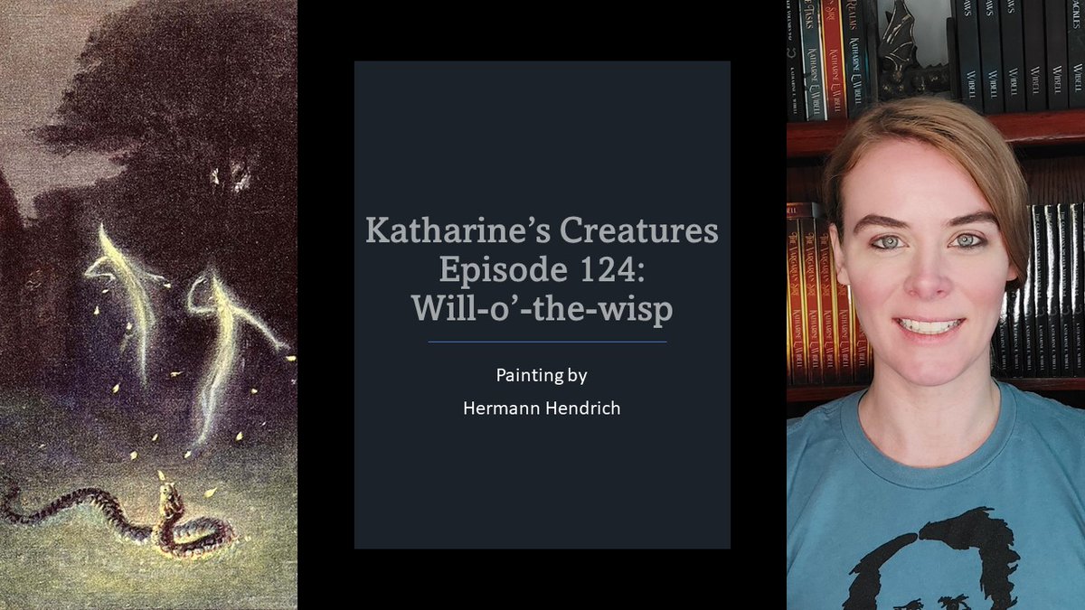 Creature Feature of the Week is the Will-o'-the-wisp from European folklore
youtube.com/watch?v=NQLzUx…
#KatharineEWibell #willothewisp #fairylights #ghostlight #mythology #myth #legend #lore #folklore #folktale #fable #creaturefeature #mythologicalcreatures