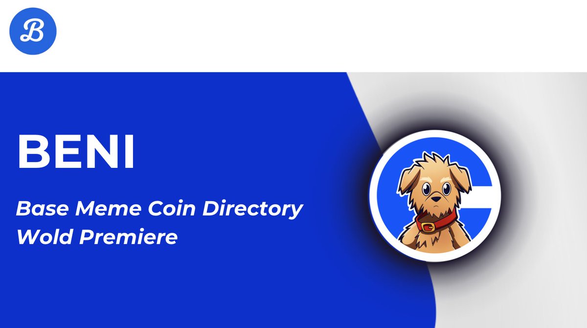 New Listing💥 Introducing @benionbase to the base meme coin directory! You can now review $BENI and other top base memes all in one place👇 basememecoin.com