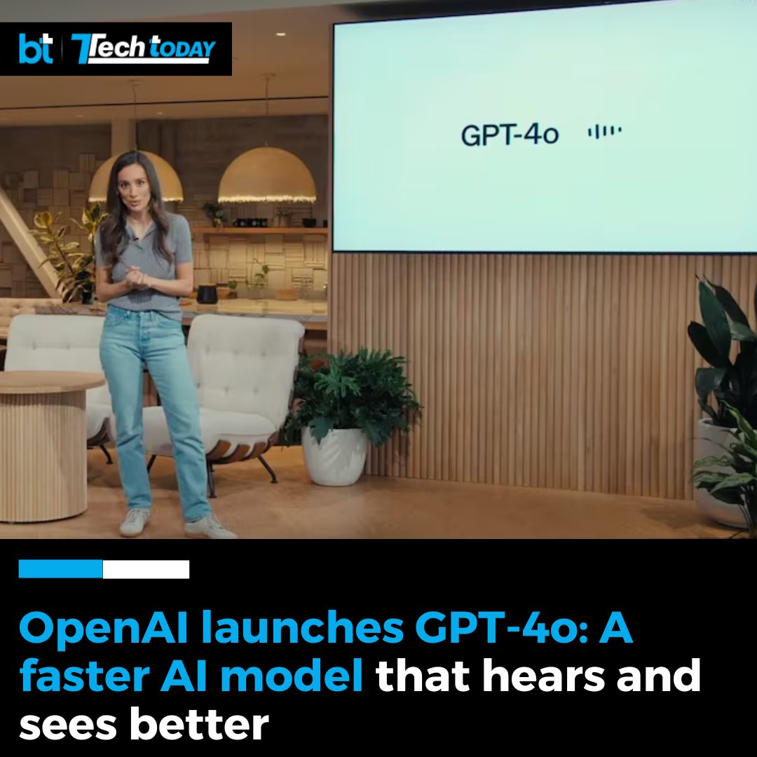 #TechToday | @OpenAI has launched #GPT4o (“o” for “omni”), a new version of its #AI model. The latest version of #ChatGPT is capable of processing text, vision, and audio across different formats and the voice conversations seems more human-like than before. The rollout of…