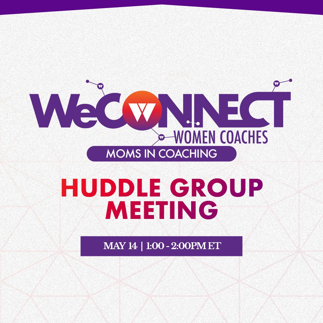 🚨 TOMORROW: WeCONNECT Moms In Coaching Huddle Group 📅 May 14 ⏰ 1:00PM ET 🔗 Emailed to all registrants #WeTEACH