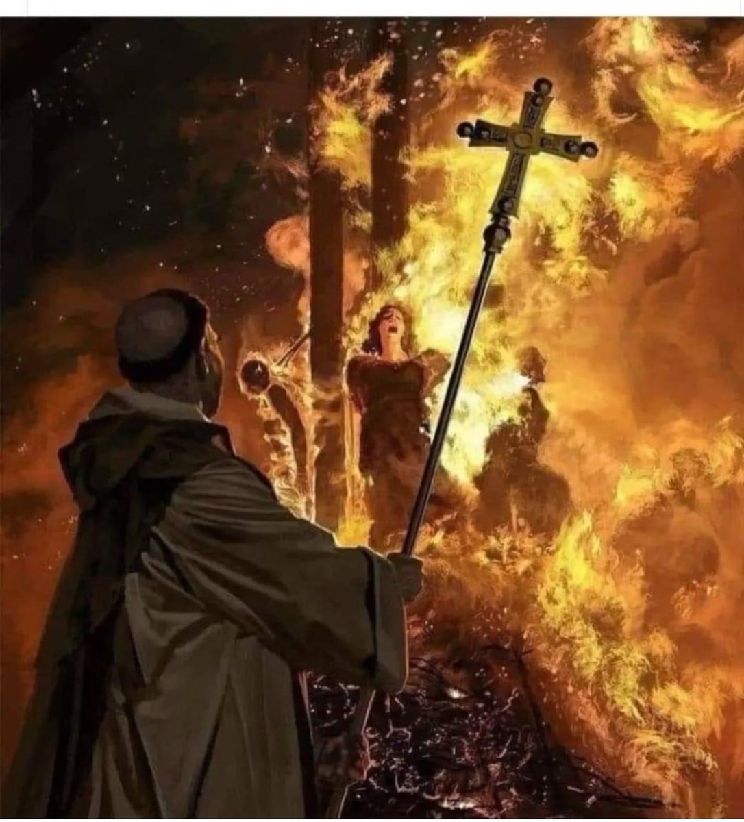 @Lilith_Atheist ‼️‼️. Remember, the church never, ever, burnt one witch. The church burnt thousands of women alive because of foolish beliefs. ‼️‼️👇👇👇👇👇👇👇👇👇👇