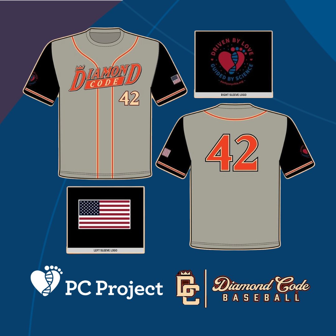 Diamond Code baseball team has partnered with PC Project for the sports team’s Code For A Cause program to raise awareness and support for PC. 
The PC community will be cheering for your success this season, on and off the field.

#Pachyonychia #RareDisease #StopPCPain