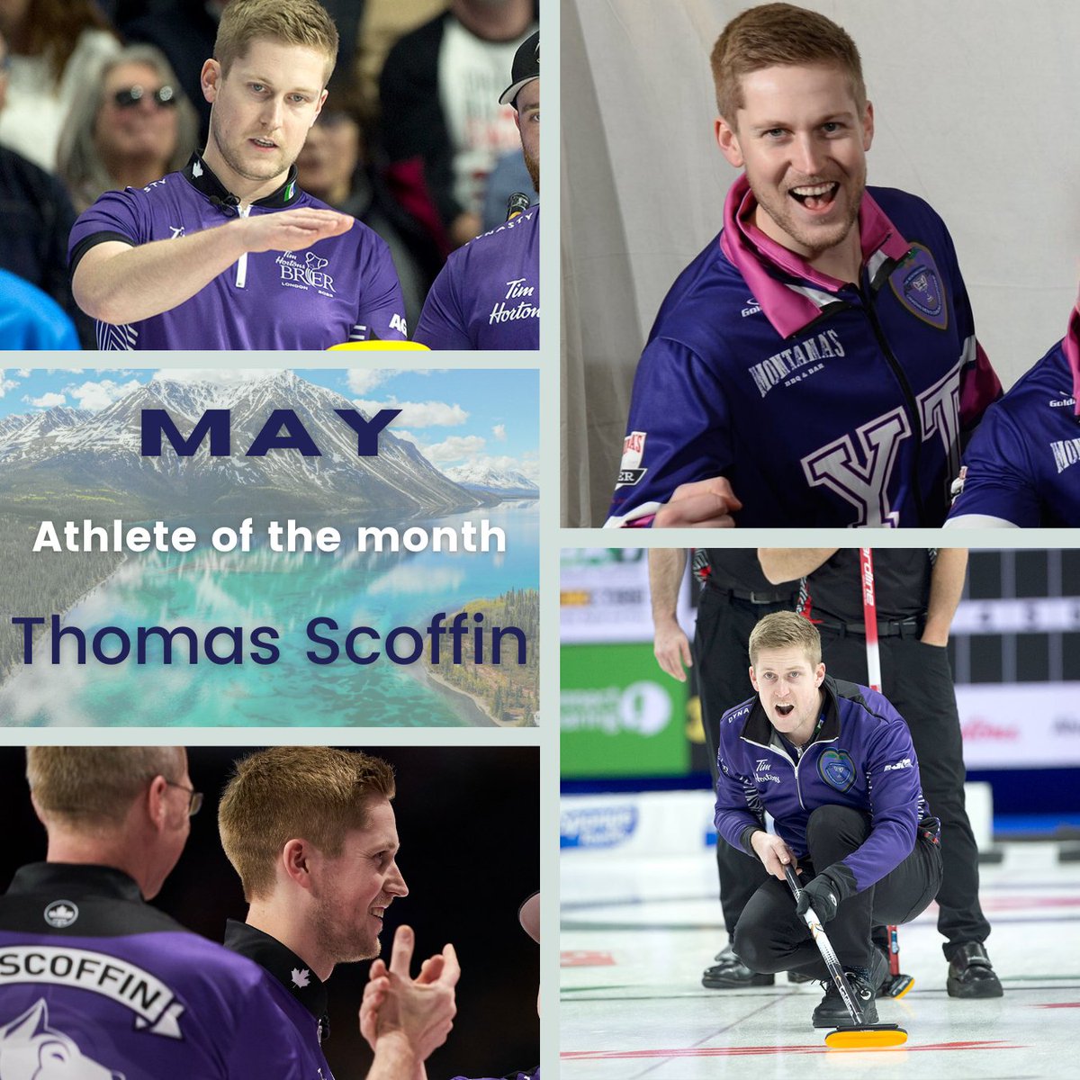 May’s #MenofCurling calendar star is Thomas Scoffin A 2015 #FTLOC scholarship recipient, he's supporting @CurlingCanada’s program – curling.ca/foundation From Yukon, @TScoff is the first #curling athlete from a CDN territory to appear in a #CurlingCares calendar! #ThomasCares