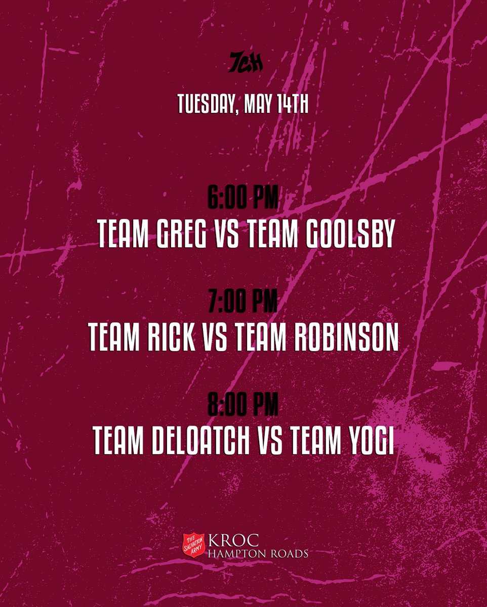 WEEK 3: Here's a look at our upcoming Tuesday schedule at #theKROC. Tip-off at 6PM