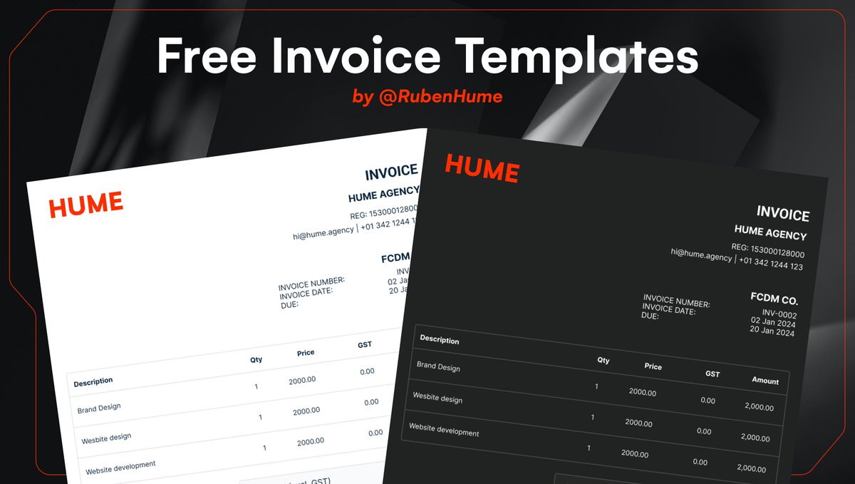 I made the ultimate Invoice Templates for Designers.

🔥 Dropping in 24h, grab it for Free!

To snag your copy:
     1. Like ❤️
     2. Comment 'SEND' ✉️

(Must be following for DM access)