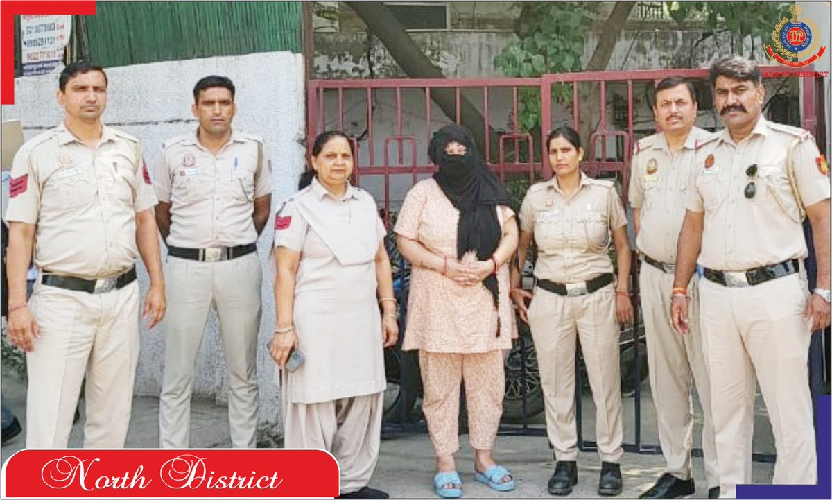 DcpNorthDelhi's tweet photo. During the special drive, the team of PP Majnu Ka Tilla, PS Civil Lines, led to nabbing four drug peddlers, including a woman and one juvenile, along with the large quantity of contraband heroin.@DelhiPolice @Ravindra_IPS https://t.co/DnWV8xXHqg