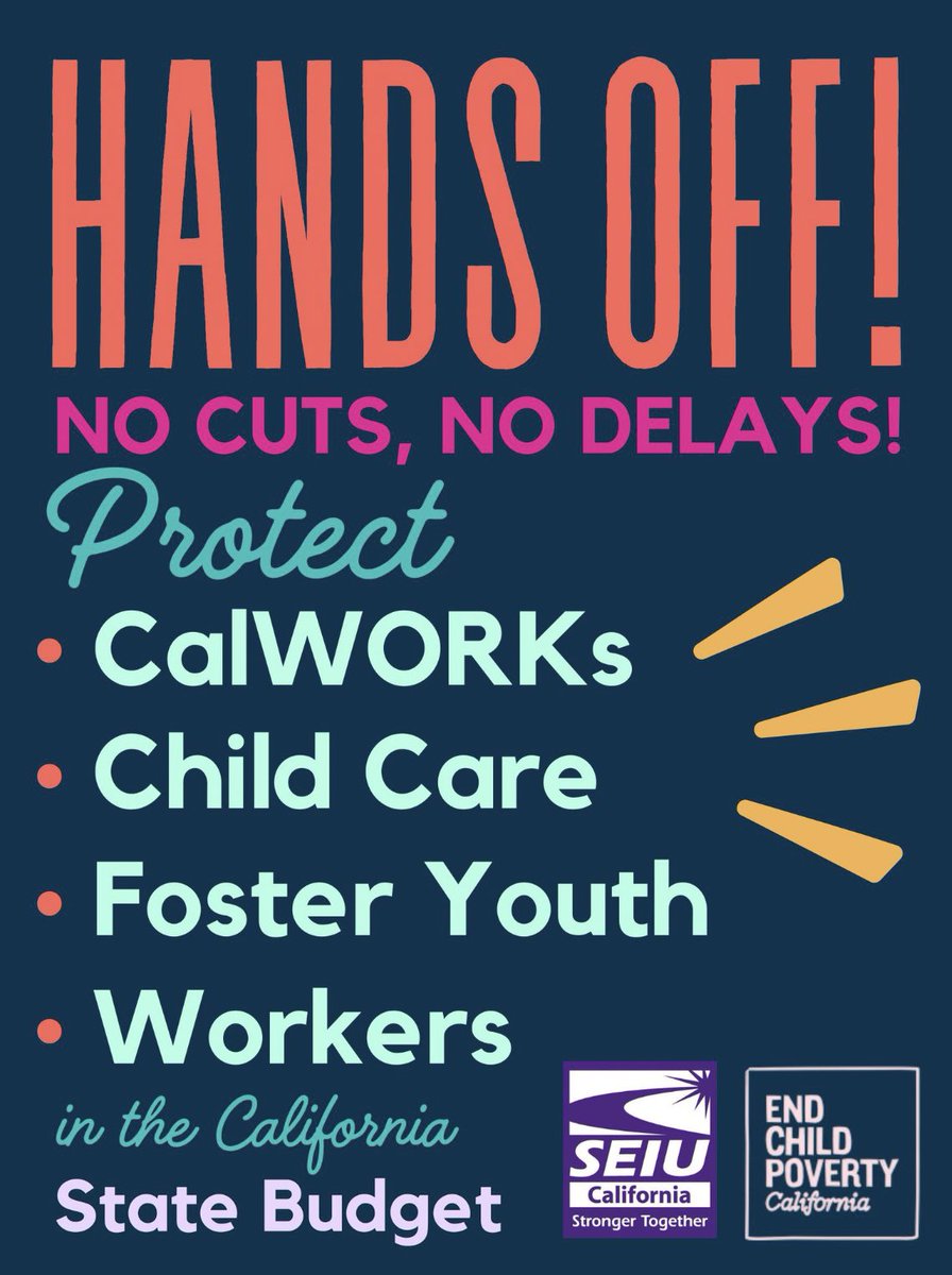 🔥On the heels of the #MayRevise we're calling on @CAGovernor & #CALeg to protect our safety net in the #CABudget! 📢Join us THIS Weds. 5/15/24 at 11am in #Sacramento! @EndChildPovCA @seiucalifornia 🖐️#HandsOff! ✂️No Cuts! 🛑No Delays!