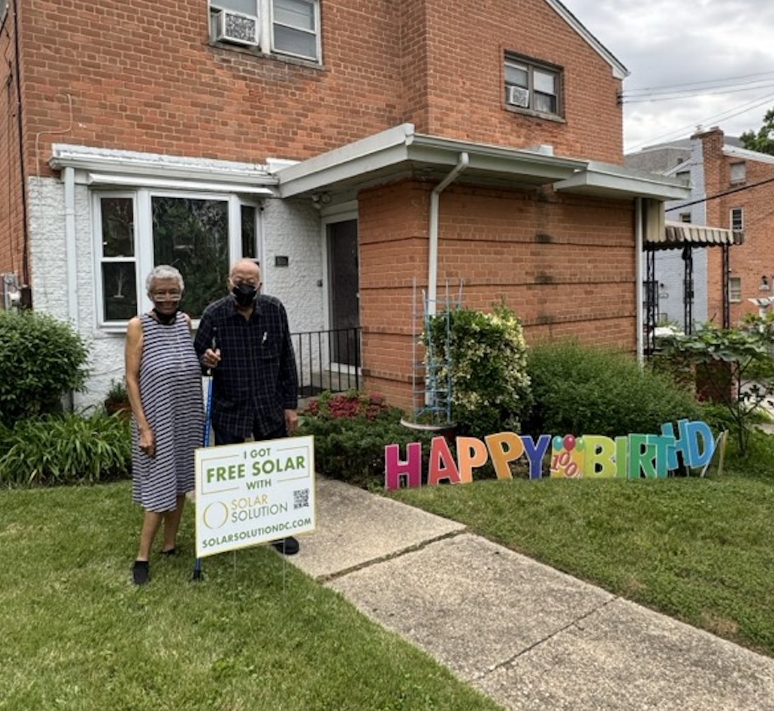Regardless of where you are in life, the time to #gosolar is NOW! Whether you just moved in to a new house, you're starting a family, or you’re celebrating 100 like our customer Kermit, #solarpanels will save you money and reduce carbon emissions for many years to come.