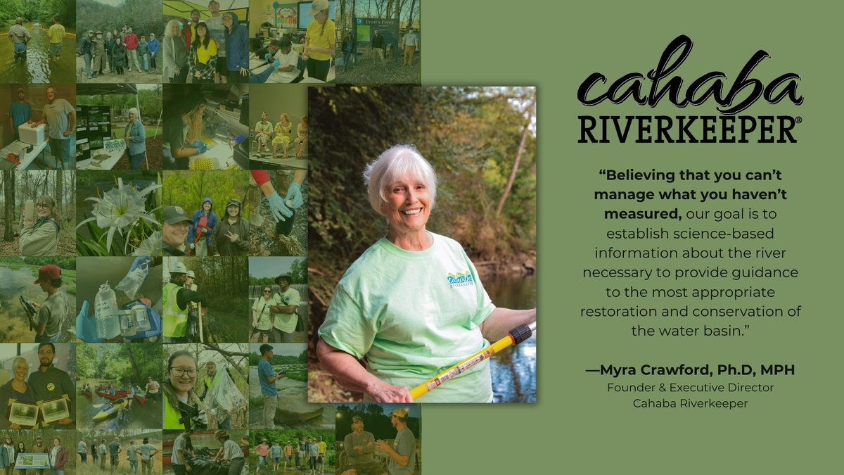 Join us tomorrow night, Tuesday 5/13 at 6 PM, for a zoom presentation about the history of Cahaba Riverkeeper. Get to know our mission and understand the daily work we do to DEFEND, ENSURE, & PRESERVE the health of the Cahaba River. You can register here: us02web.zoom.us/meeting/regist…