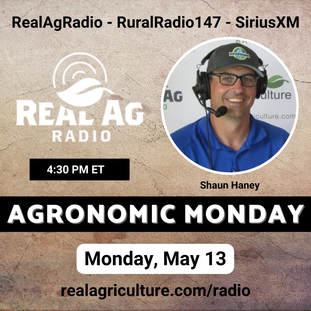 Tune in to #RealAgRadio at 430 E on @RuralRadio147! Host @shaunhaney is joined by @WheatPete for #AgronomicMonday. We will also hear fr. Ralph Thrall III on why the McIntyre Ranch signed conservation easements on 55,000 acres, & don't miss top #cdnag news stories!