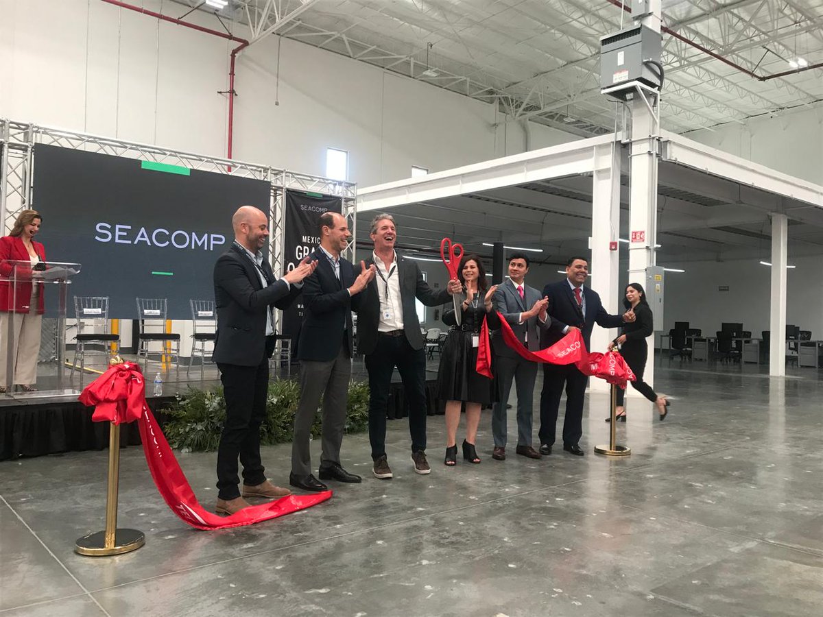 We are excited to announce the inauguration of Seacomp's new plant in Tijuana! 🎉 As a company originating from Carlsbad, California, Seacomp joins our community thanks to Tecma and Vesta with an initial investment of $7 million dollars.