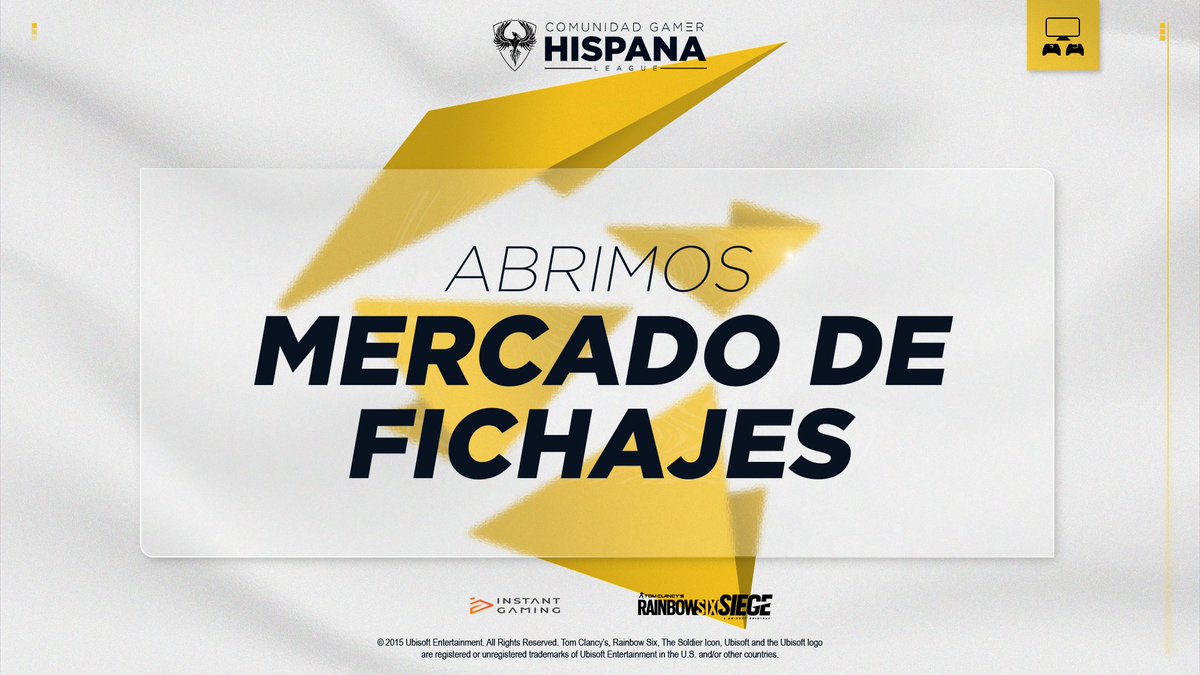 🗞️ 𝘼𝙗𝙧𝙞𝙢𝙤𝙨 𝙢𝙚𝙧𝙘𝙖𝙙𝙤 𝙙𝙚 𝙁𝙄𝘾𝙃𝘼𝙅𝙀𝙎

📆 El mercado cerrará el día 22 de mayo a las 23:00.  

¿Veremos cambios en los equipos de consola? 🫣

#CGHLeague 🎮