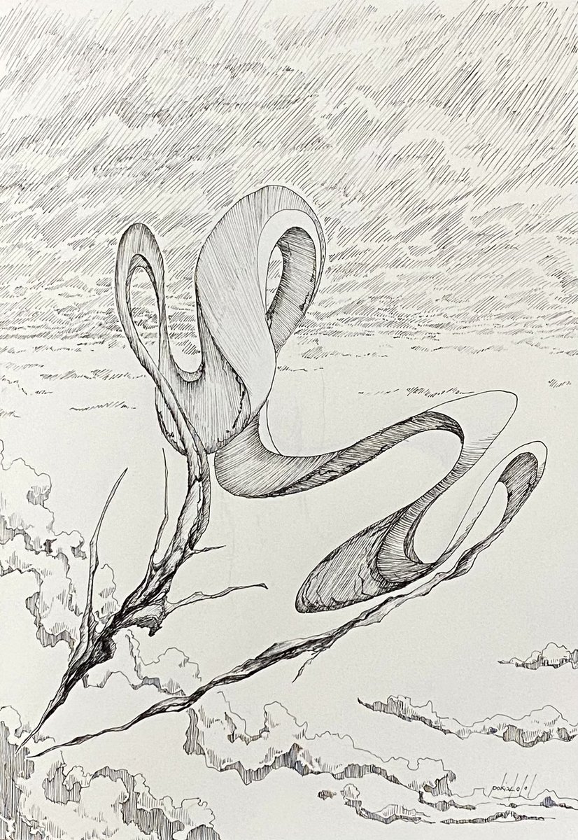 #私はこういう絵描きです見た絵描き全員参加
ボールペンで空想画を描く素人です。 