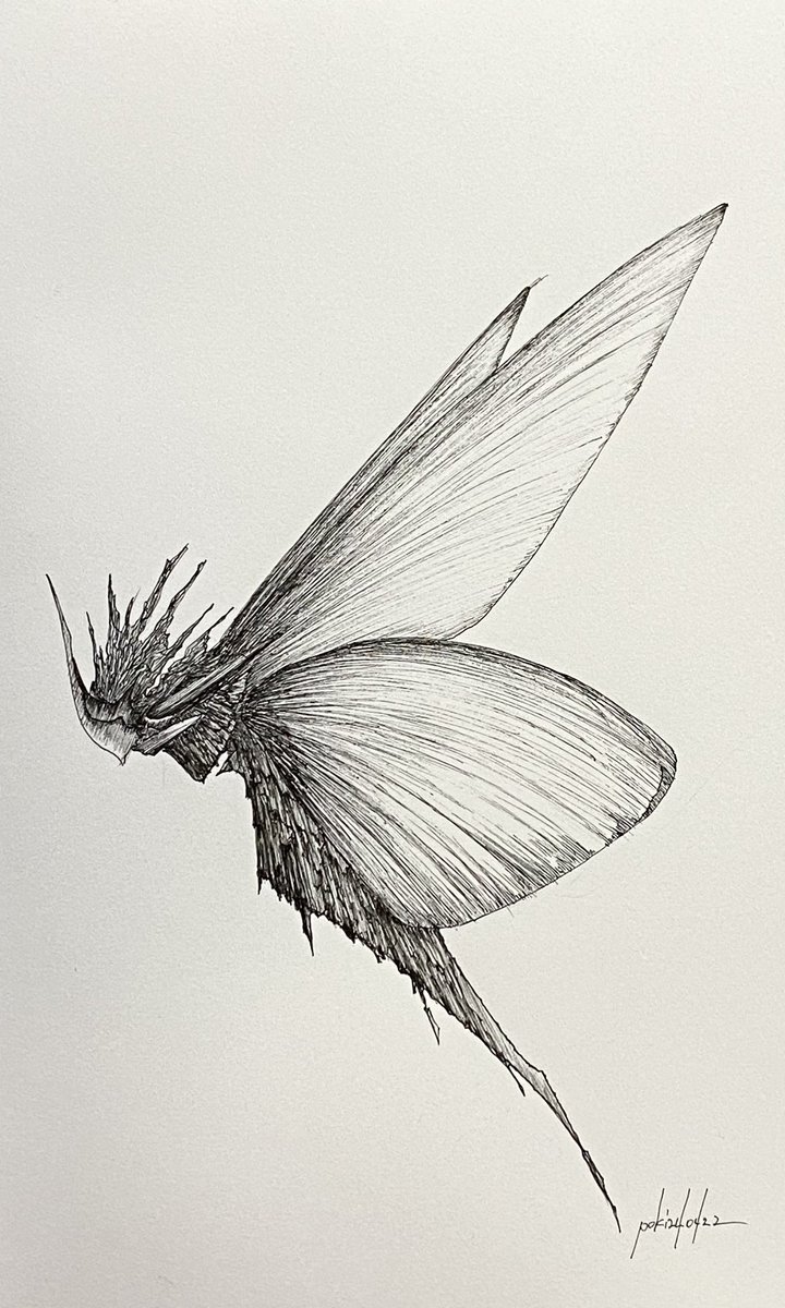 #私はこういう絵描きです見た絵描き全員参加
ボールペンで空想画を描く素人です。 