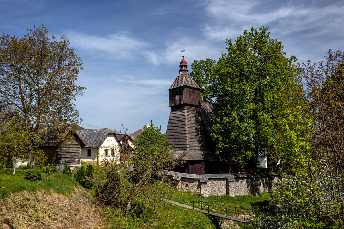 Hervertov, Slovakia. Wooden church of St. Francis of Assisi built by the end of the 15th century. Canon R, 24-105 mm.