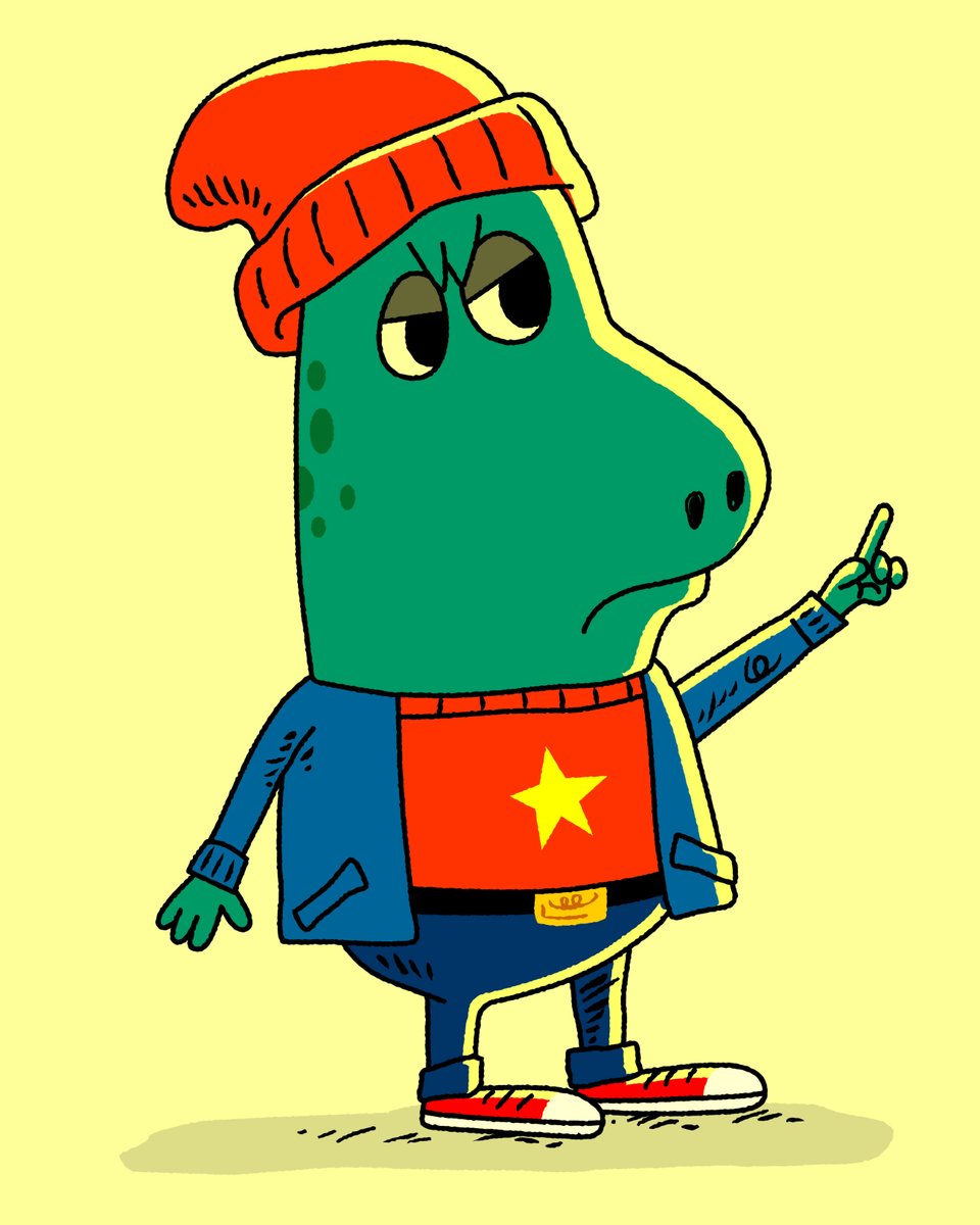 A new design for my character Froggy. He’s a bit of a jerk, but very misunderstood. #kidlitart #childrensbooks #childrenillustration