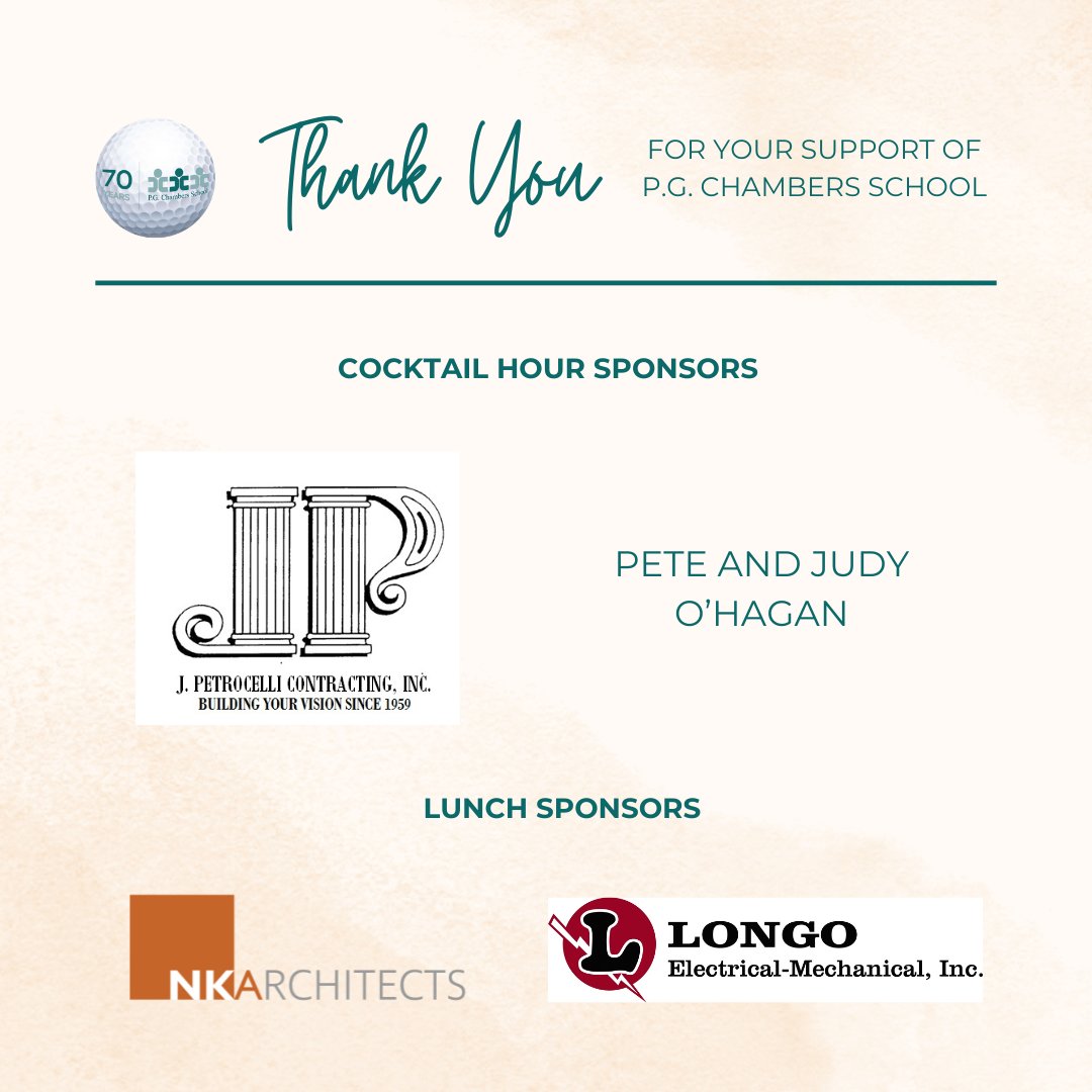 With our 70th anniversary Golf Classic only one week away, we are excited to recognize the sponsors who have made this year’s event possible with their support!