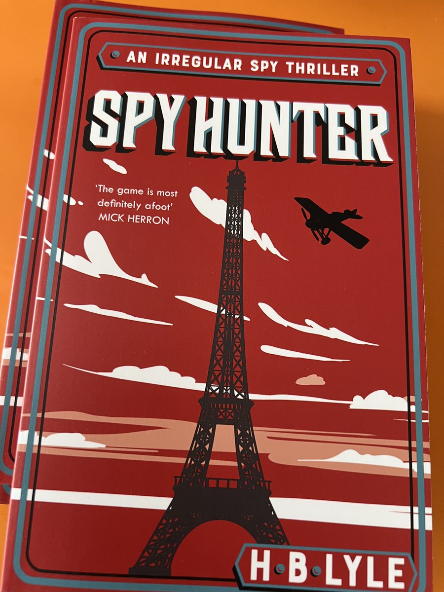 The paperback has landed.

The 4th #Wiggins 

#SpyHunter by @benlyle1 @HodderFiction

'The game is most definitely afoot' #MickHerron