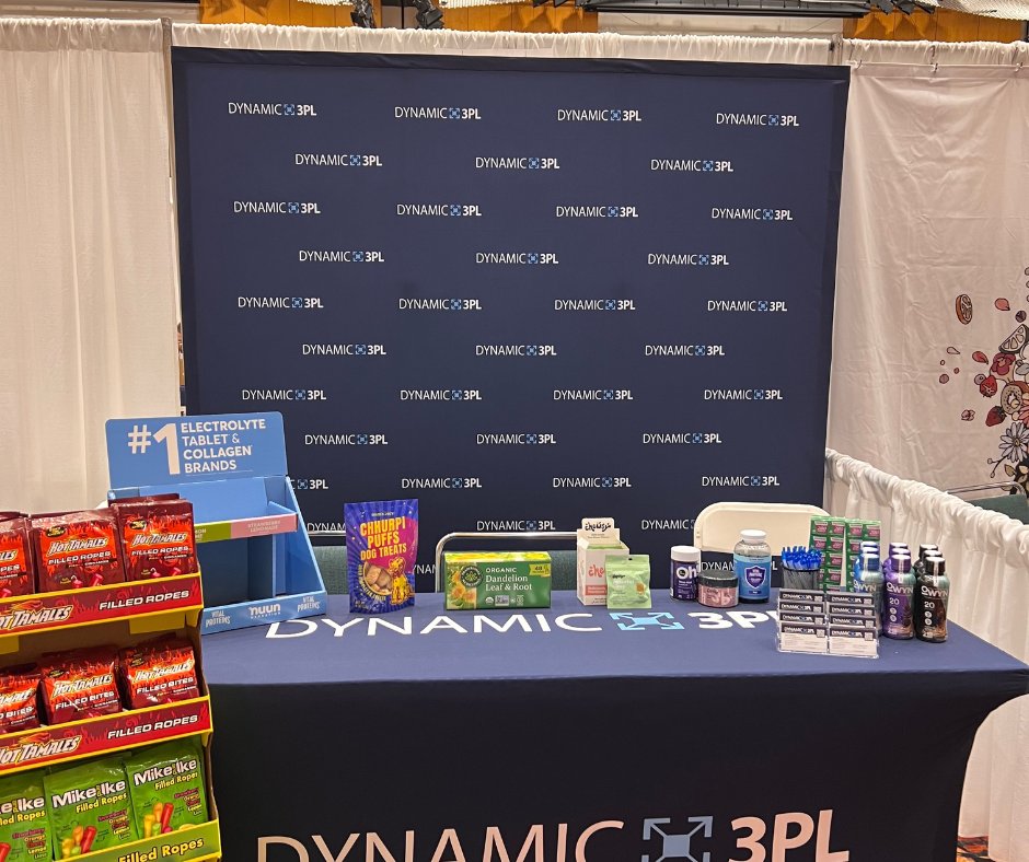 Dynamic3PL's tweet image. We&apos;re at the Sweets and Snacks Expo all week! Chat with us at booth 3547!
#sweetsandsnacksexpo #supplychain #gummies #nutraceuticals #SQFCertified #Warehousing #primarypackaging #secondarypackaging #cleanroom #ecommerce #popdisplays #kitting