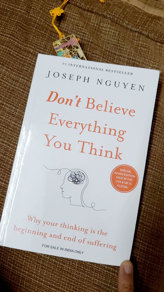 Loved reading it.📚 Don’t believe everything you think, but do believe everything this books teaches you! 🙏 

#bsitsftware #bsit #booksbooksbooks
#books #bookstore #booksbooksandmorebooks #bookstoread #bookstagrammer #booksofinstagram #ilovebooks #bookstack #readmorebooks