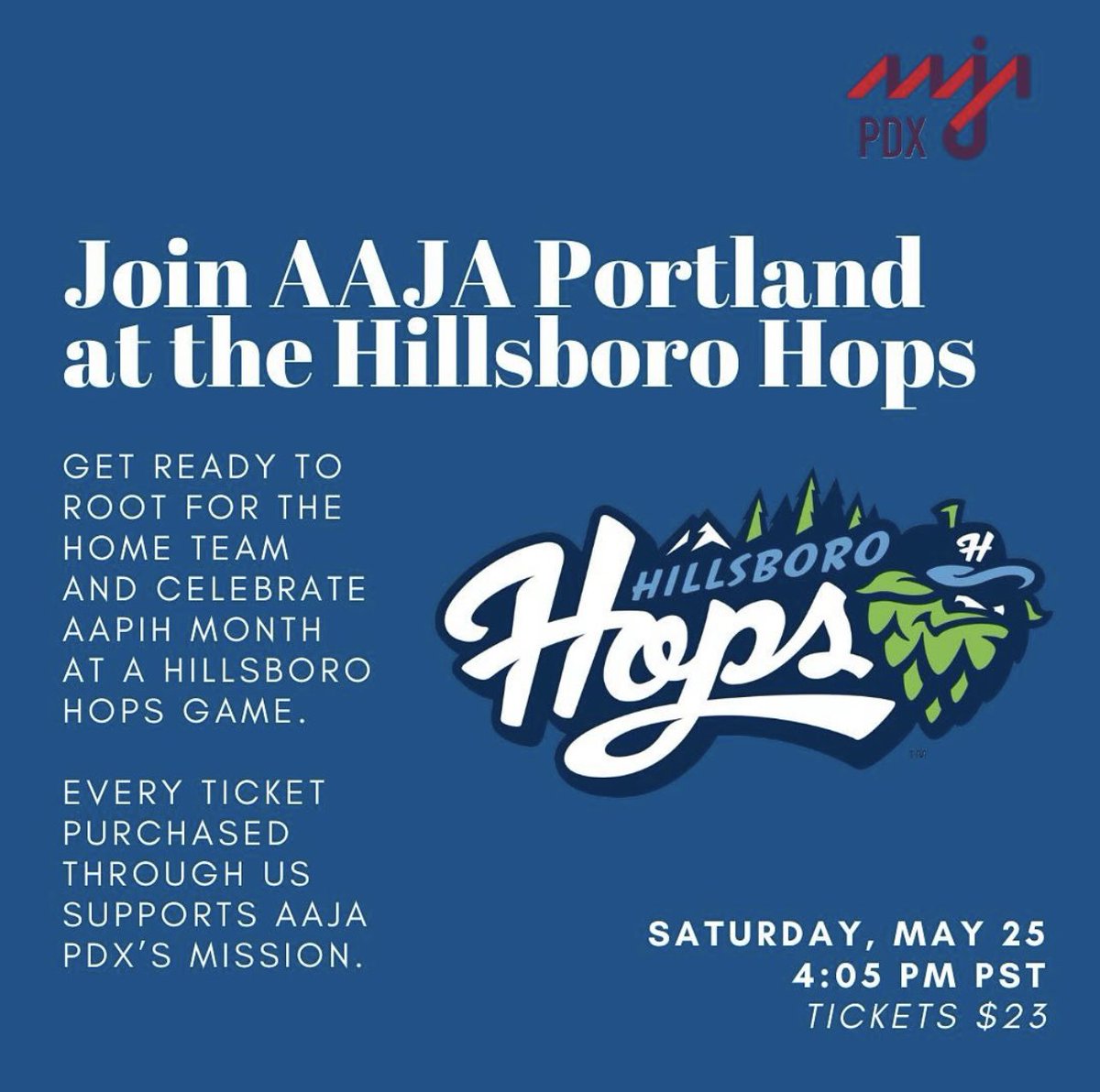 AAJA+ HOPS Baseball! fevo-enterprise.com/event/AAJAPDX #AllHoppedUp