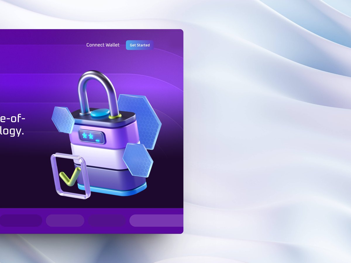 createdbysun's tweet image. 🚀 Day 4/30 - Landing Page for Web 3 Vault
#UIChallenge #DeFiDesign #BlockchainInnovation #Web3design
