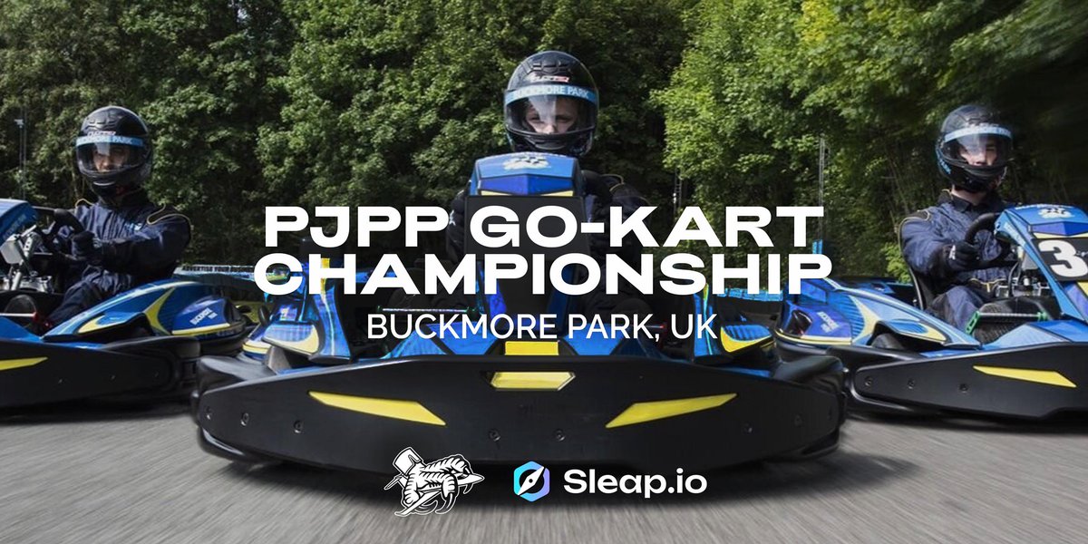 Buckle up for the ultimate adrenaline rush!

PJPP Go-Kart Championship is revving up at Buckmore Park, Kent, UK on June 29th! Get ready to feel the thrill of the track and compete for glory. Huge shoutout to our sponsor <a href="/sleap_io/">Sleap</a>.

Head to our discord for the LUMA link and