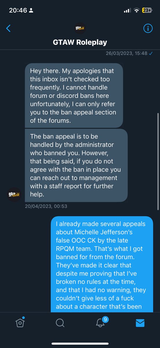 UseroneGaming's tweet photo. @GTAW_Roleplay is a waste of time, lying, fradulent, elitists. Not slander, I posted all the proof on my YouTube community page years ago.

Oh, and I’ll remind everyone to not waste their time there. https://t.co/QRuG7Cl3gi
