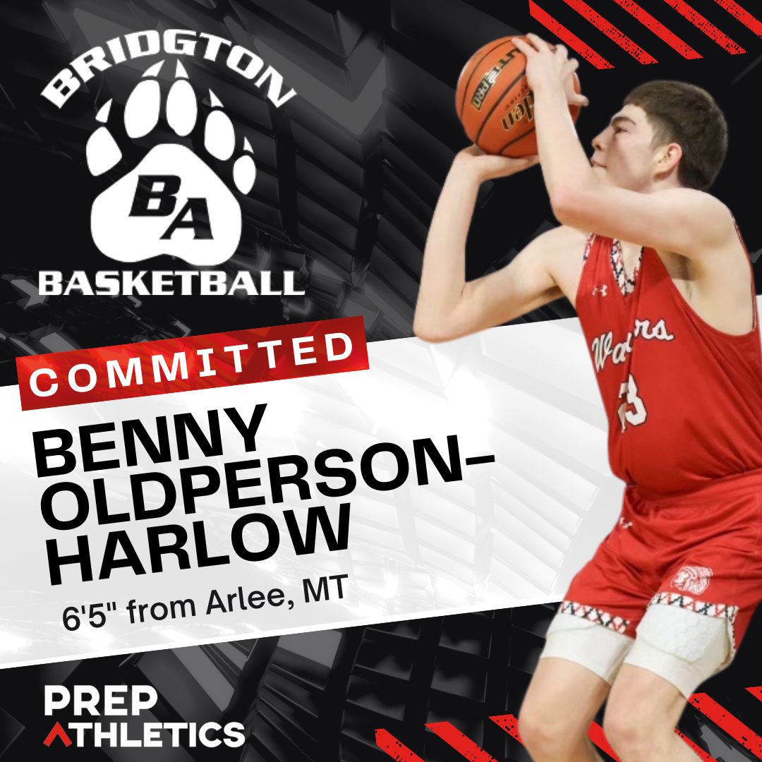 Congrats to Benny OldPerson-Harlow 6'5'' from Arlee, MT on committing to Bridgton Academy for a post-grad year!  @BridgtonHoops @WhitLesure @NERRHoops @ndnsports @BA_Admissions #prepschoolbasketball #collegerecruiting #prepschoolrecruiting #studentathlete #ncaarecruiting