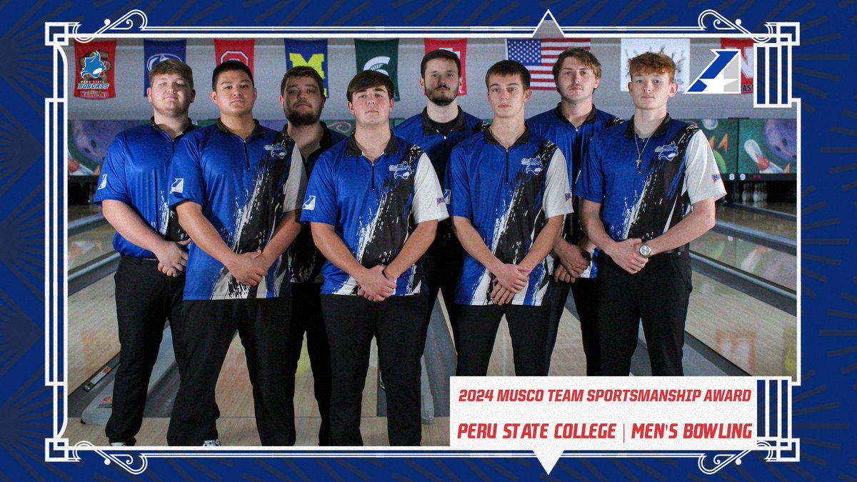 MEN'S BOWLING, Congratulations to @pscbobcats Men's Bowling on being selected the 2024 @MuscoLighting Team Sportsmanship Award recipient! heart.prestosports.com/sports/mbowl/2…