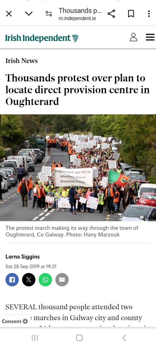 In the same year, Paul Gavan of Sinn Féin also said that the thousands of people who protested against a direct provision centre in Oughterard, Galway were 'fascists'. 

This is what Sinn Féin is. 

#IrelandisFull