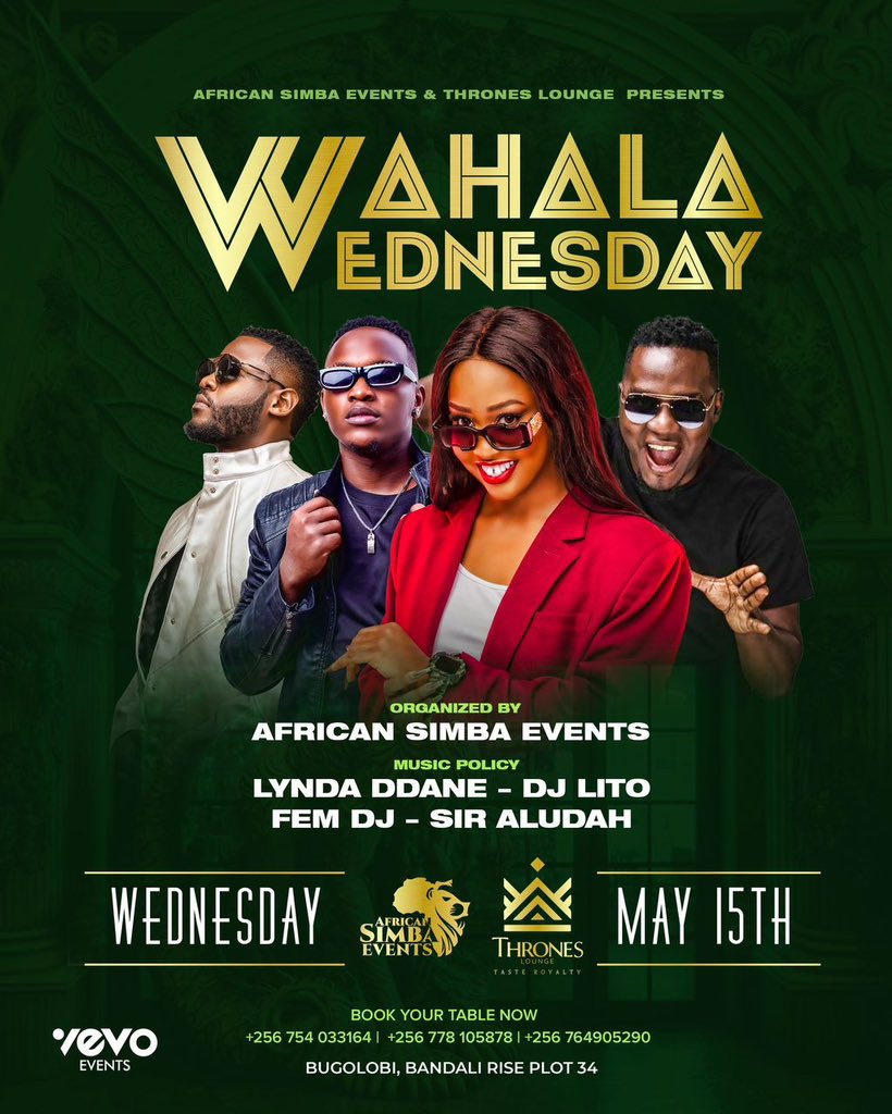 Every Wednesday @throneskampala 🔥🔥 #WahalaWednesday #ThronesKampala