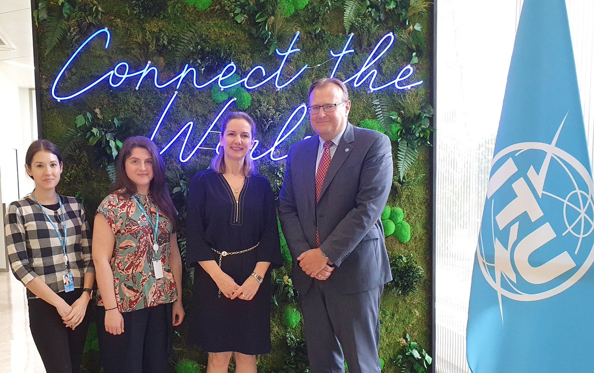 ITUEurope's tweet photo. TODAY: @ITUEurope pleased to welcome at @ITU our longstanding partner @rccint and discuss with P.Kastrati, Head of the Programme Department, areas of cooperation to support even more the #WesternBalkans Economies in the field of #DigitalTransformation and #UniversalConnectivity https://t.co/98uC9S7YTC