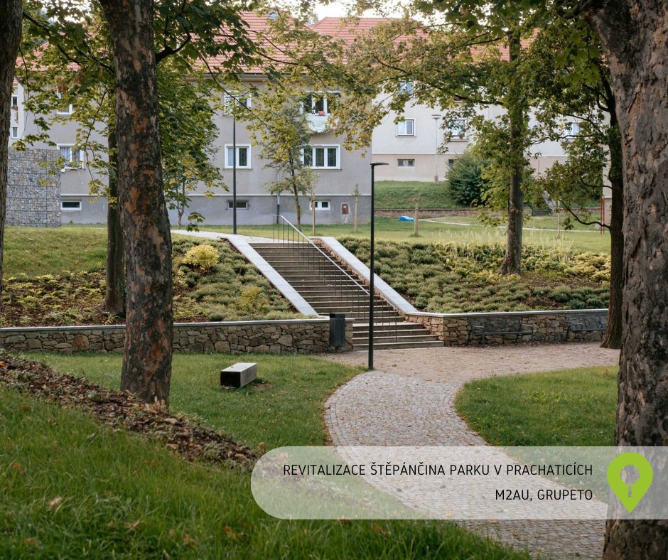 DoParku's tweet photo. Revitalizace parku respektuje jeho historii a je šetrná ke stávajícím stromům. 
Projekt byl realizován v roce 2023 a autory jsou M2AU a a Grupeto : zahradní architekti 
 #DOPARKUCZ: https://t.co/UT2uGMb8bn

#krajinarskaarchitektura #park #revitalizace  #landscapearchitecture https://t.co/qNF5t38Jqd