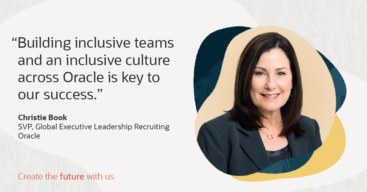 OracleCareers's tweet photo. Inclusive recruiting gets results. Oracle's Christie Book explains how our inclusive culture keeps us ahead
https://t.co/s1qORCiBej #OracleForAll https://t.co/HifdGusq7Y