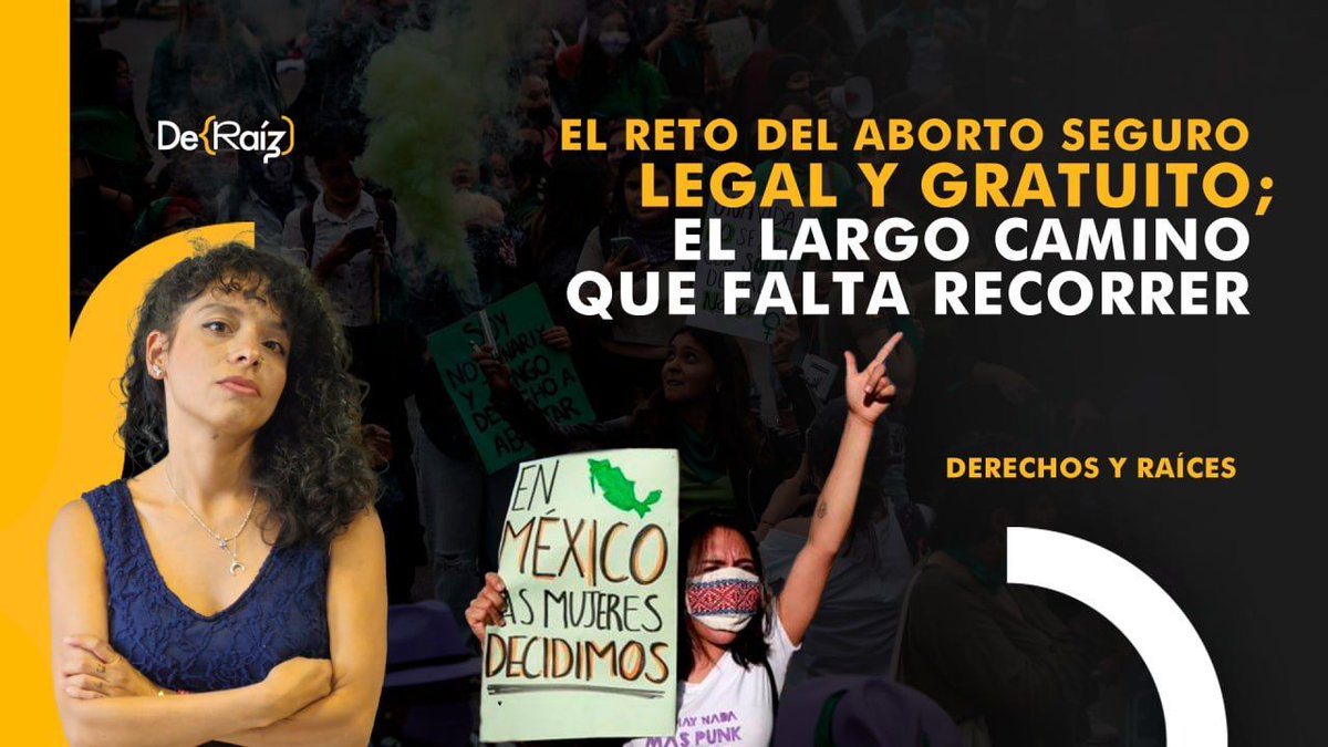 DeRaizMedia's tweet photo. ¿Avanza la marea verde en México, pero niegan el servicio de aborto a una niña wixárika víctima de violación en Jalisco?
🎙️@Marifusa123 nos cuenta en #DerechosYRaíces #DRmedia #OtraPrensaEsPosible
👉 https://t.co/gRBkM4zvfi https://t.co/qRtSDGwDeC