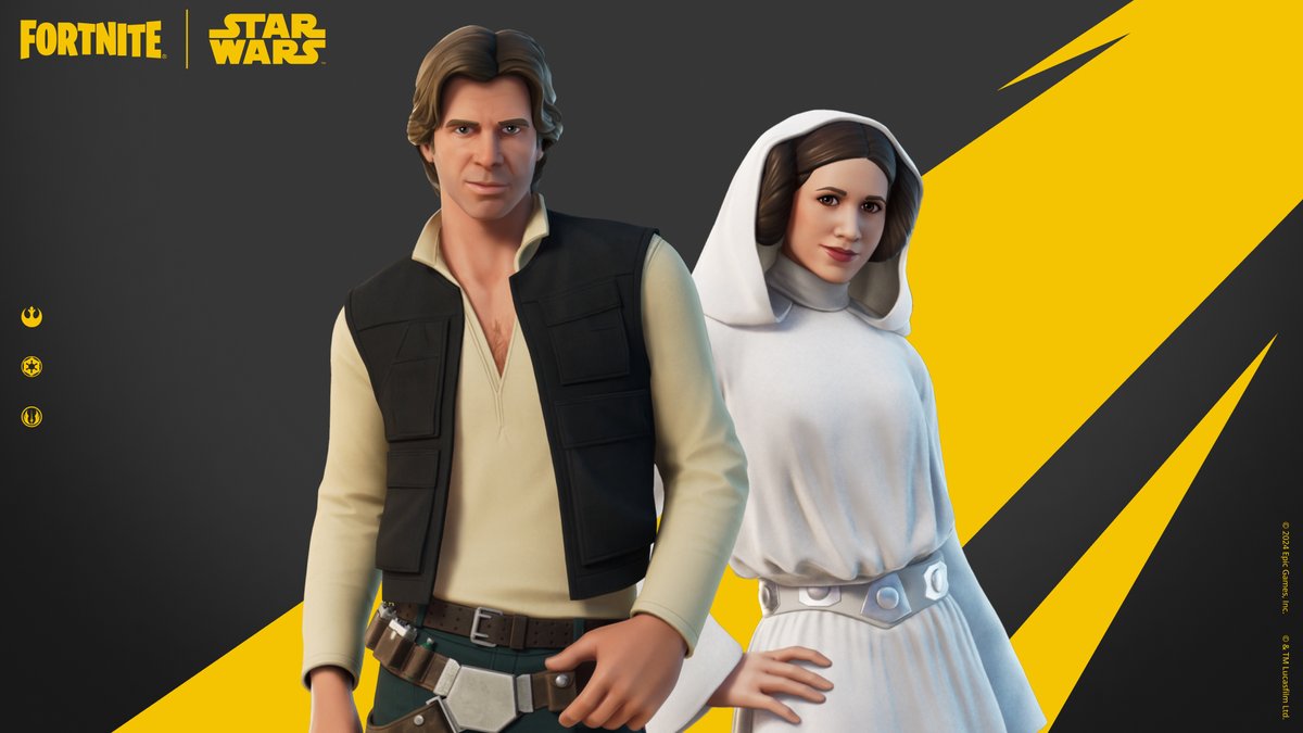 Smuggler, Scoundrel and Scruffy-looking nerf herder with Princess, Senator, Rebel and Icon