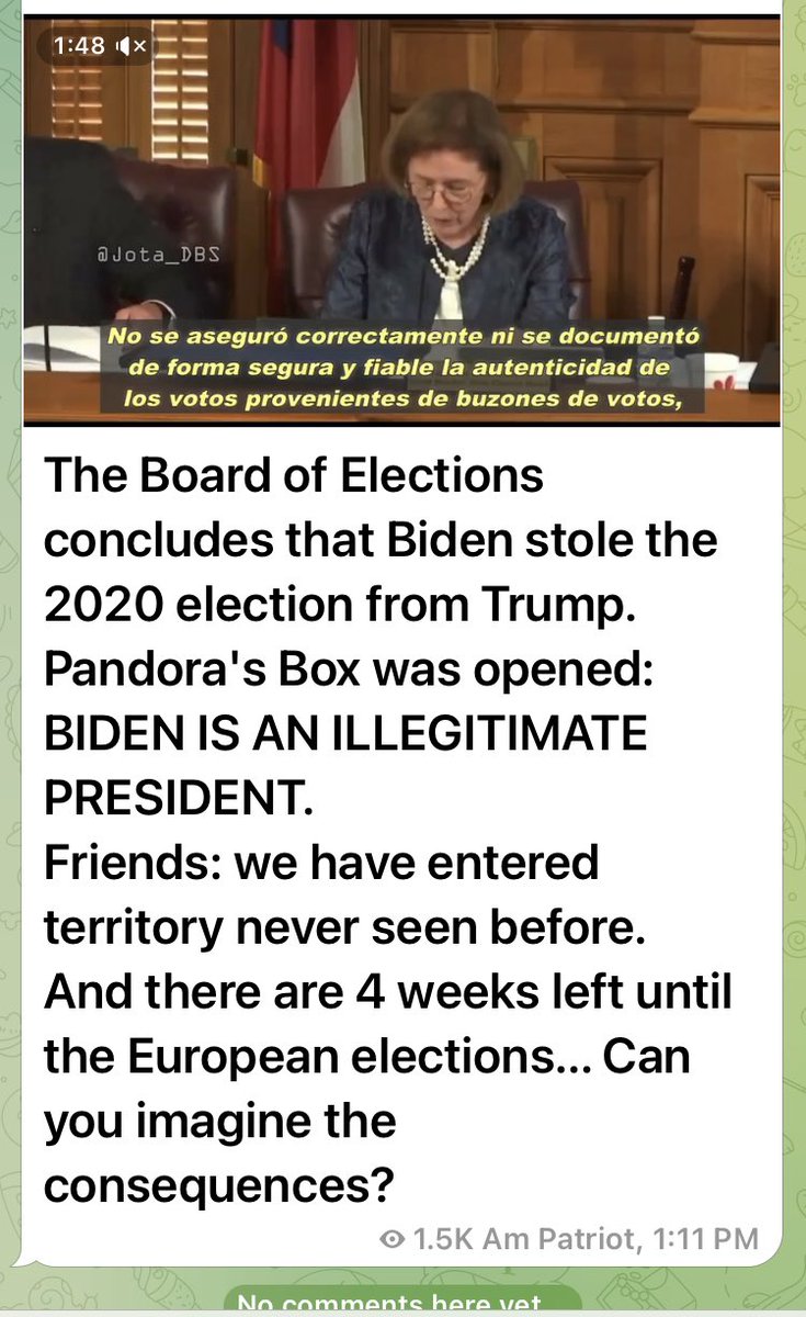 Can anyone verify this 👇 it’s in American Patriot TG channel I posted a link I can’t find it or which board of election this is..