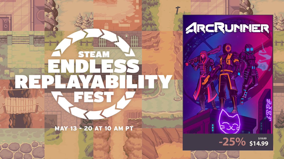 ArcRunner_Game's tweet photo. Death happens 🤷‍♂

Here on the Arc dying isn't the end, it's a new beginning, an opportunity to re-atomise &amp; power up for your next run 🦾🔥 

Get 25% off ArcRunner in the Steam #EndlessReplayabilityFest now: https://t.co/v8Xy8LviYr https://t.co/jOtcIehx0h