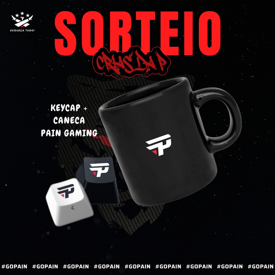 CriasdaP's tweet image. SORTEIO DE CRIA 🙅‍♂️🙅‍♀️

Para começar a semana bem demais, vamos sortear mais um KIT PAIN com Caneca + Keycap!!

Para participar, basta:
- Nos seguir e seguir a @paiNGamingBR
- ⁠Dar like e RT nesse tweet
- ⁠Spammar MUITO #GOpaiN 

Resultado sai dia 16/05 aqui na página! Boa…