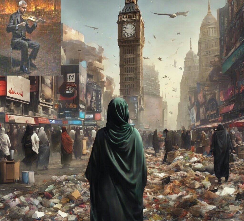 The future of Britain.
If we wanted to live in a Middle Eastern slum we would have moved to the Middle East.
Is this the future you want for your children and grandchildren?
