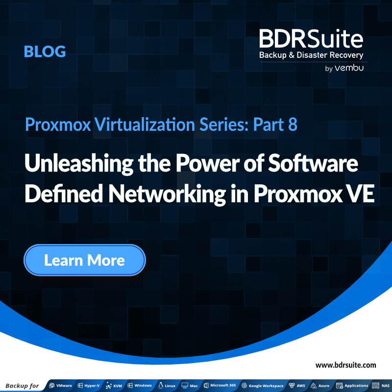 Unlock the full potential of your network infrastructure with our #Proxmox #Virtualization Series! Learn how Software Defined #Networking (SDN) in Proxmox VE revolutionizes network management for enhanced efficiency, security, and scalability. zurl.co/IPID