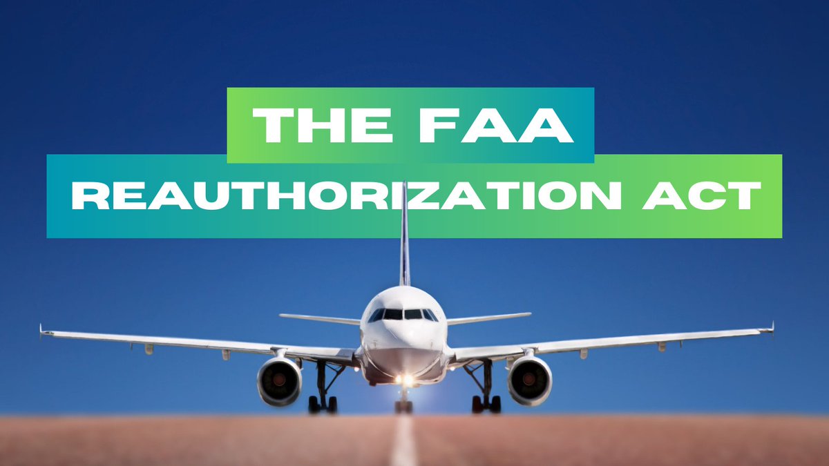 commercedems's tweet photo. ✈️The bipartisan FAA Reauthorization Act strengthens safety, boosts passenger protections, grows the aviation workforce and continues investing in airports across the nation.
✅Passed the Senate➡️Next stop: the House https://t.co/0zblP6BlKR