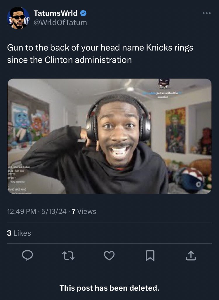 Gun to the back of your head name one Celtics ring since the Obama administration