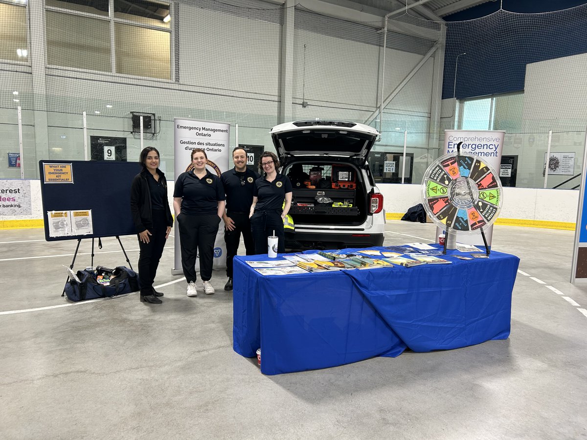 Last week, our Public Education team was at @cityofguelph’s Emergency Preparedness Pavilion alongside @OMAFRA. Thank you to all of our partners – together, we are making Ontario safe, practiced and prepared.

#EPWeek2024 #Plan4EverySeason