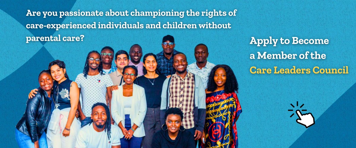 📢The Care Leaders Council invites applications from passionate care-experienced advocates to join our global network of advocates championing the rights of care-experienced people and children without parental care. Deadline is May 22, 2024 👉 conta.cc/3UpkhjL