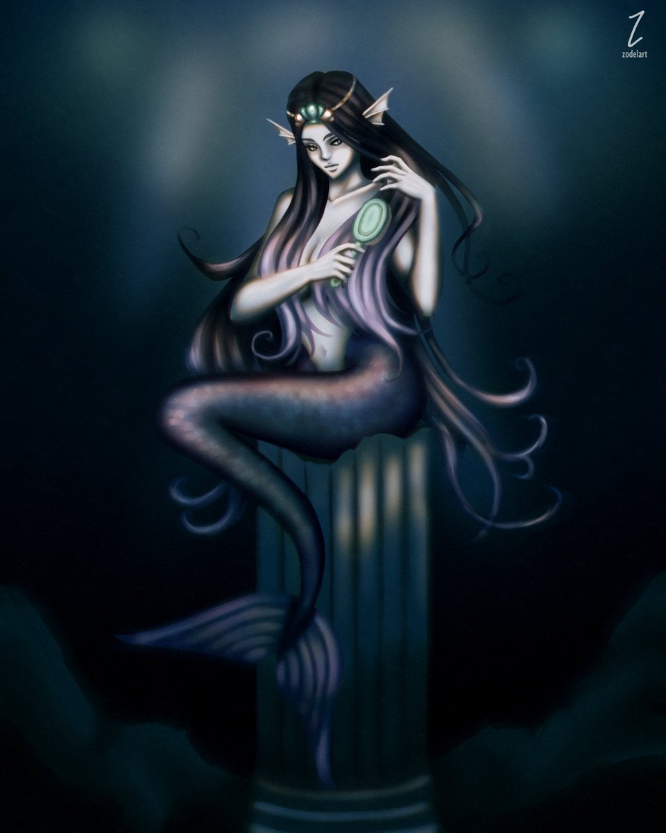 Blue Mermaid

I struggled a lot with this piece. I started over midway through rendering and to be honest, I still don't like it.

In situations like these it's best to just take note of what went wrong and move on to the next drawing. #mermay #artmoots