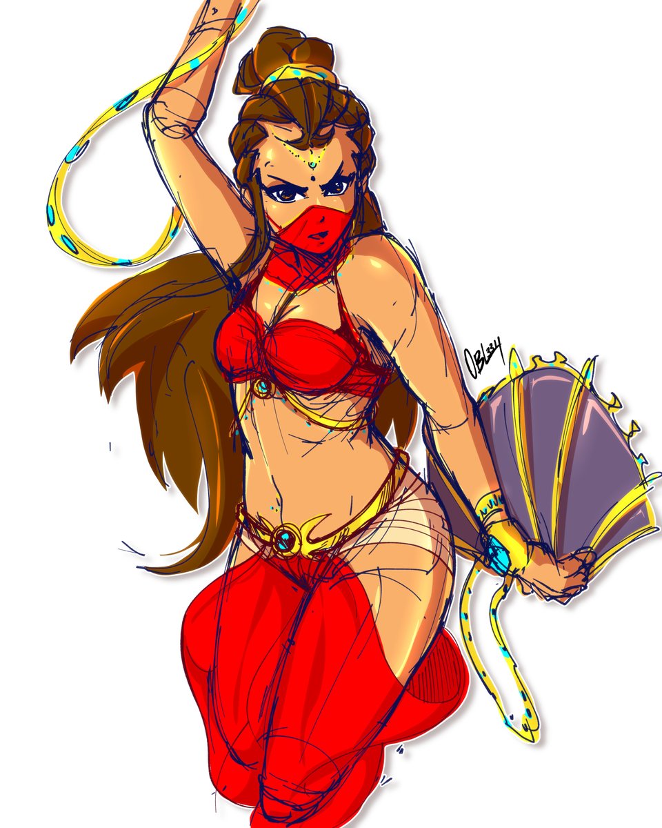 Rough Luna warmup sketch💃🏽✨