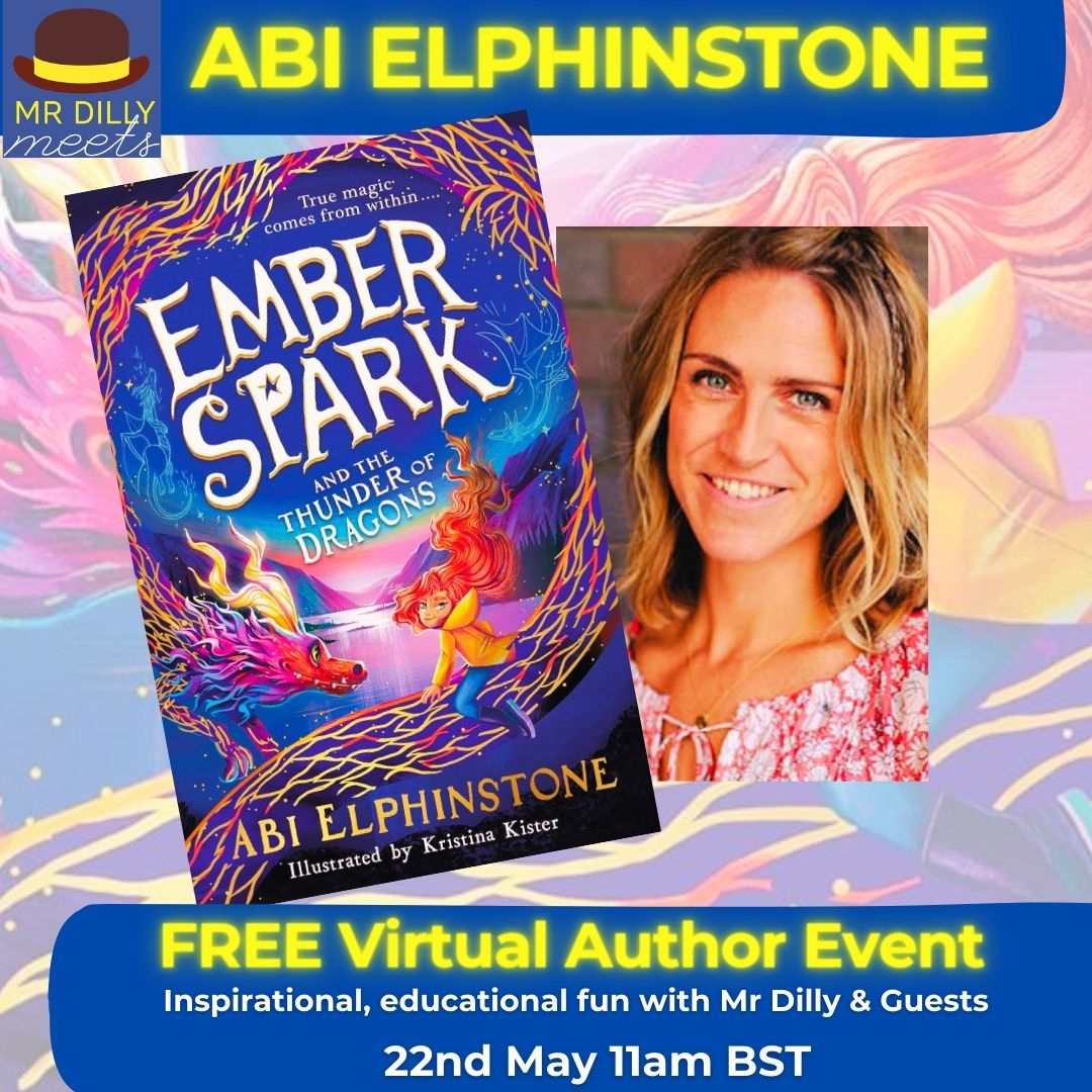 🥳#Schools! #Teachers! #Librarians! Join me, @abielphinstone & more as we discuss all things EMBER SPARK 💥 in a FREE Virtual Author Event 22nd May 11am 📚 Watch live or on-demand 👋Join us! ➡️ Book here tinyurl.com/ydrmr33u #edutwitter #books #kidlit