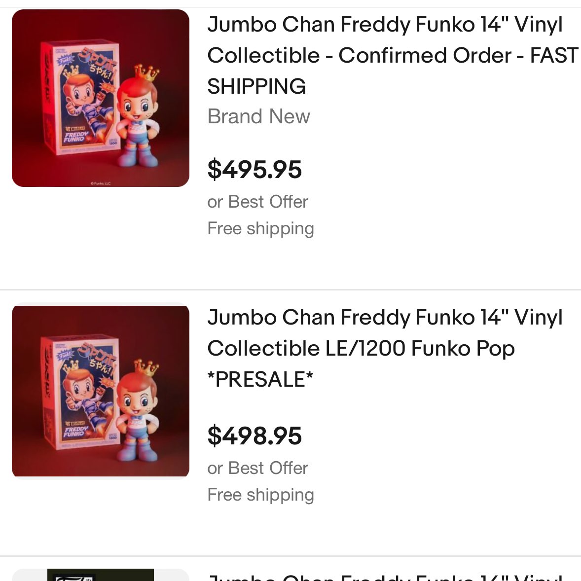 I wonder what price people will settle at 😜 they started listing these for $1500, undercut down to $500 so far! Hopefully drops lower if you need a good price ~ #FPN #FunkoPOPNews #Funko #POP #POPVinyl #FunkoPOP #FunkoSoda